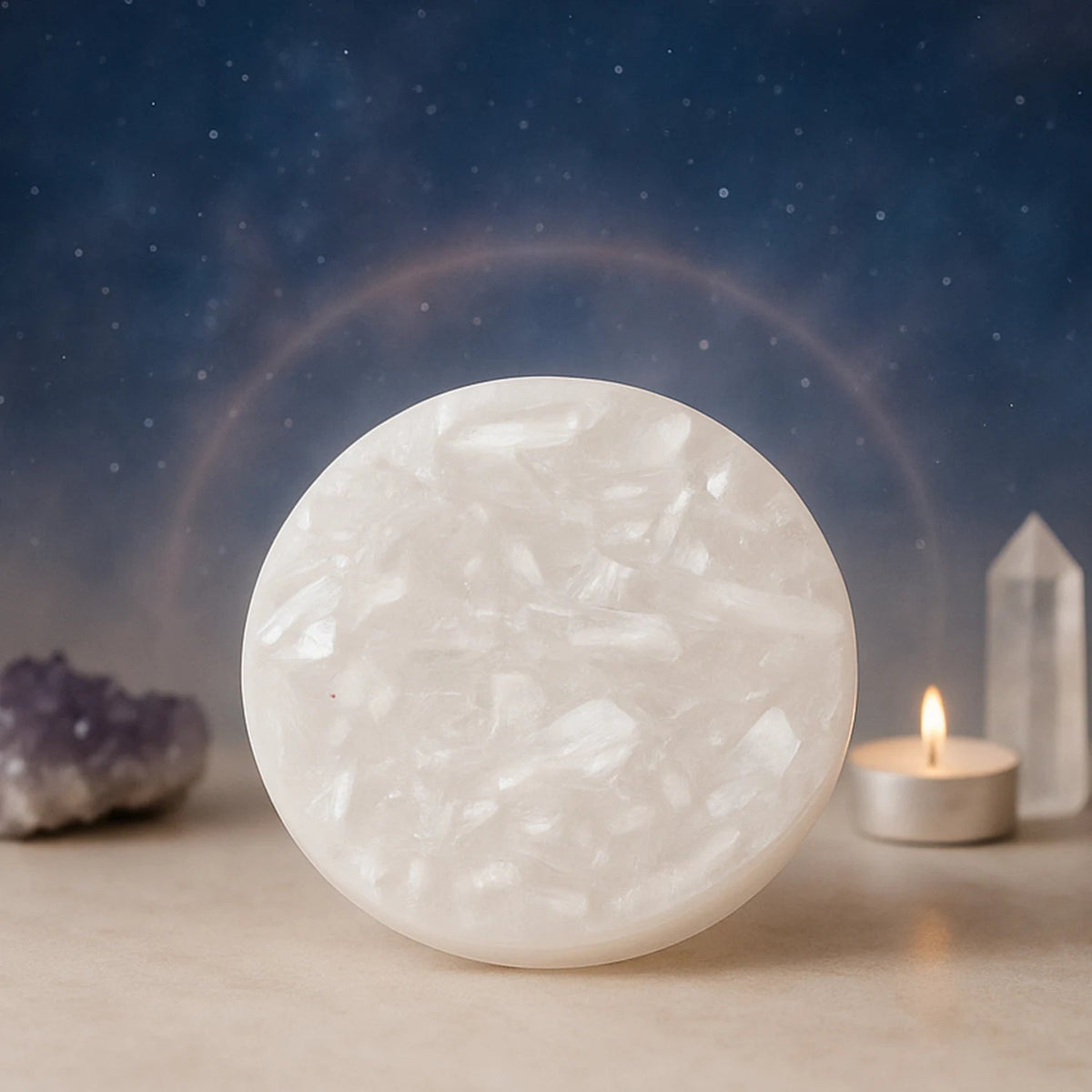 Dhan Lakshmi Bracelet with Free Raw Selenite Plate