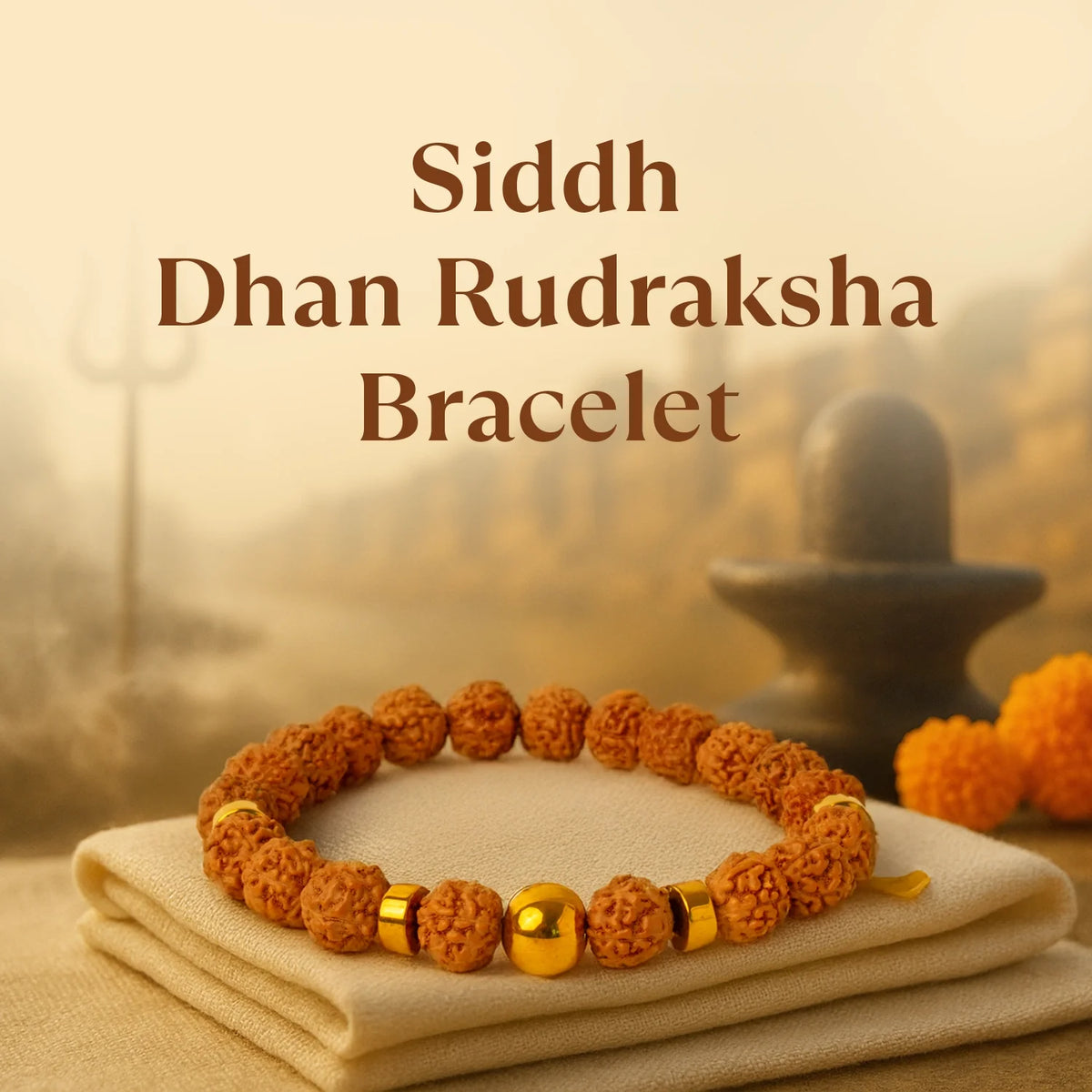 Kashi Siddh Dhan Rudraksha Bracelet