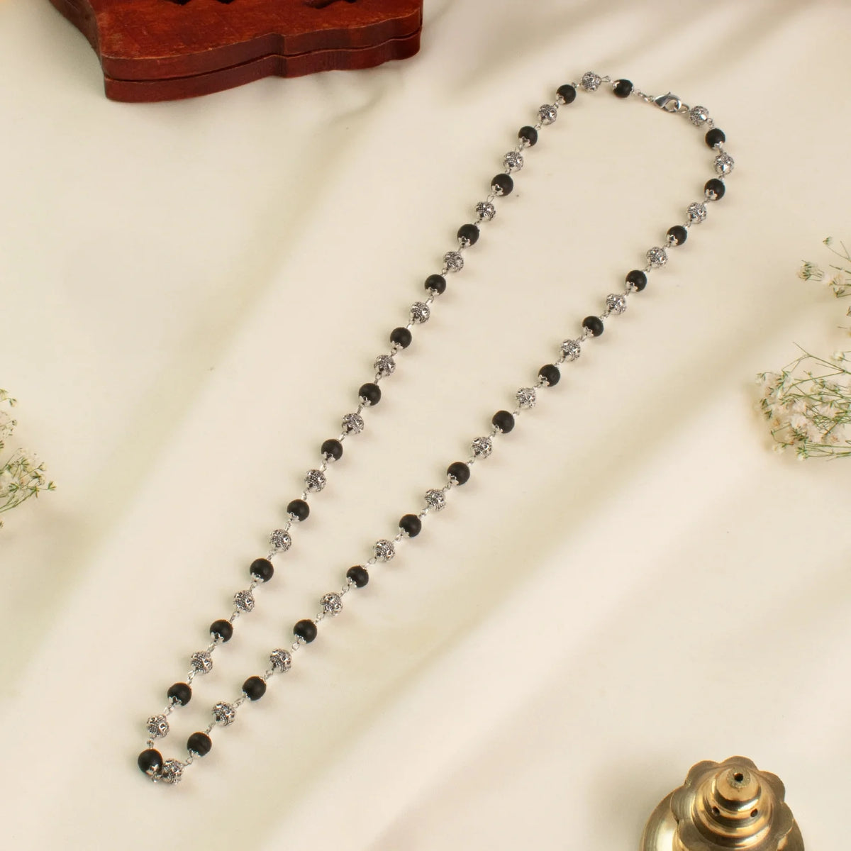 OM Bead Karungali Mala