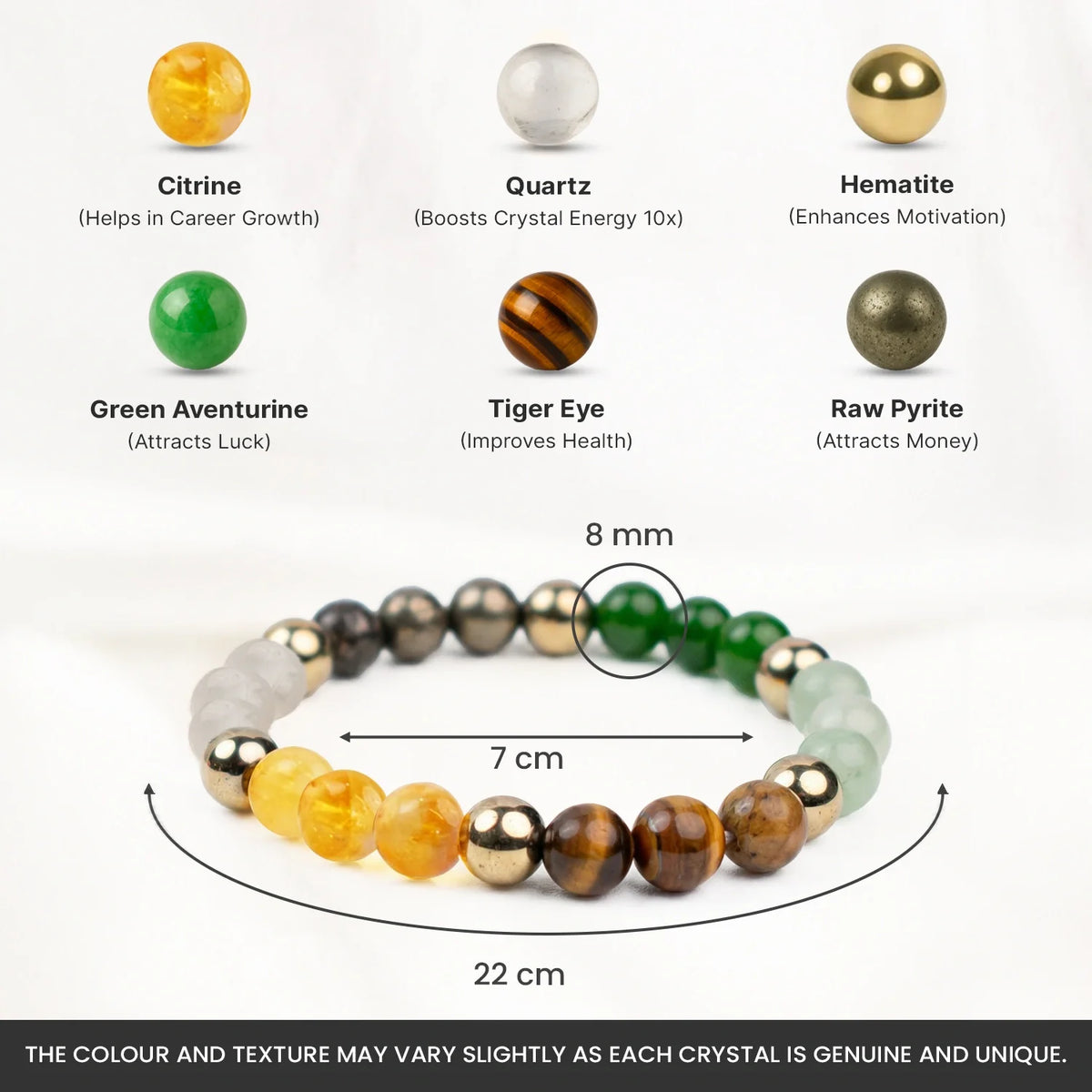 Dhan Yog Bracelet with Vastu Pyrite Tortoise (Kachhua)