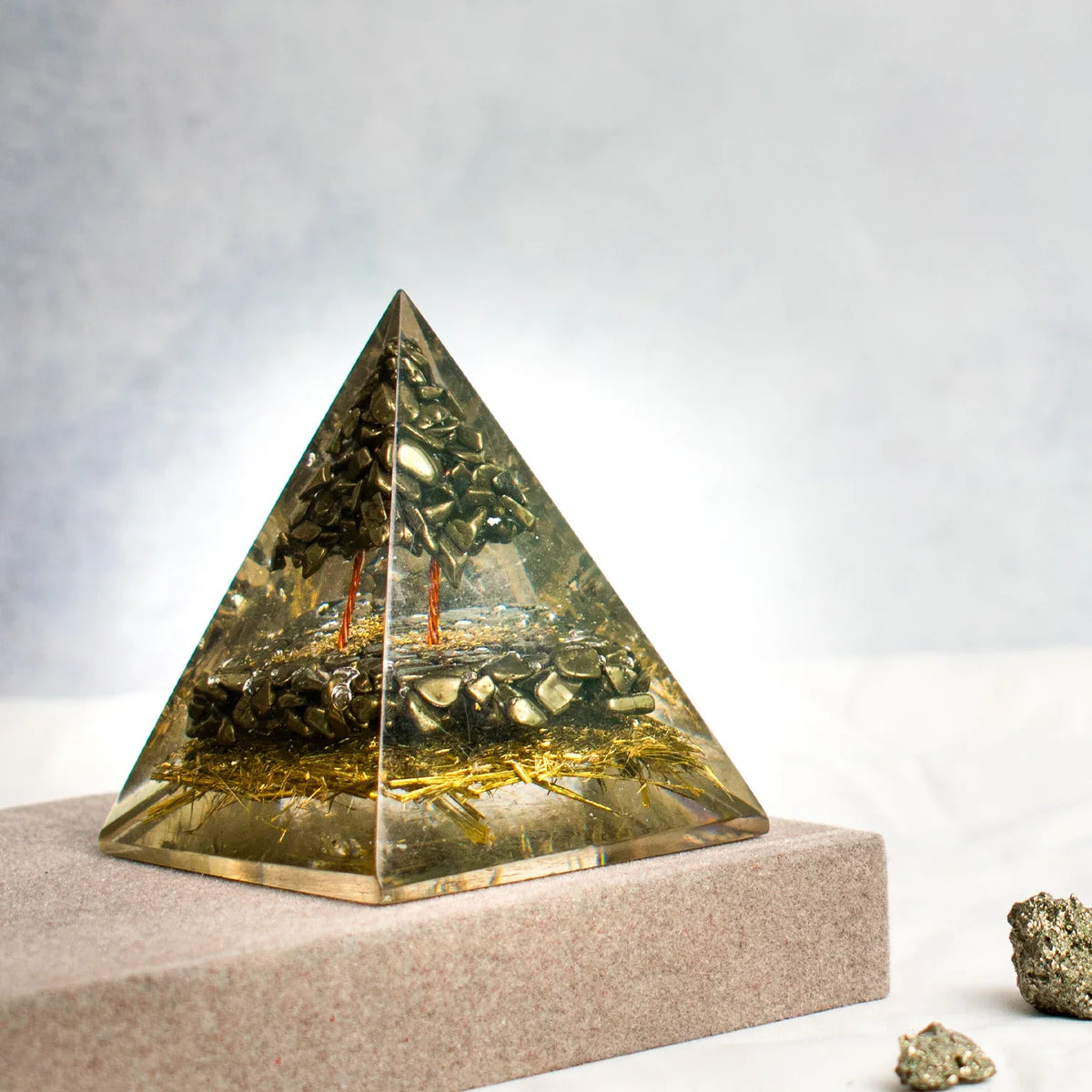 Pyrite Money Magnet Pyramid