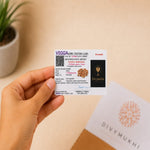 Govt. Lab certificate for 5 Mukhi Rudraksha mala, Divymukhi