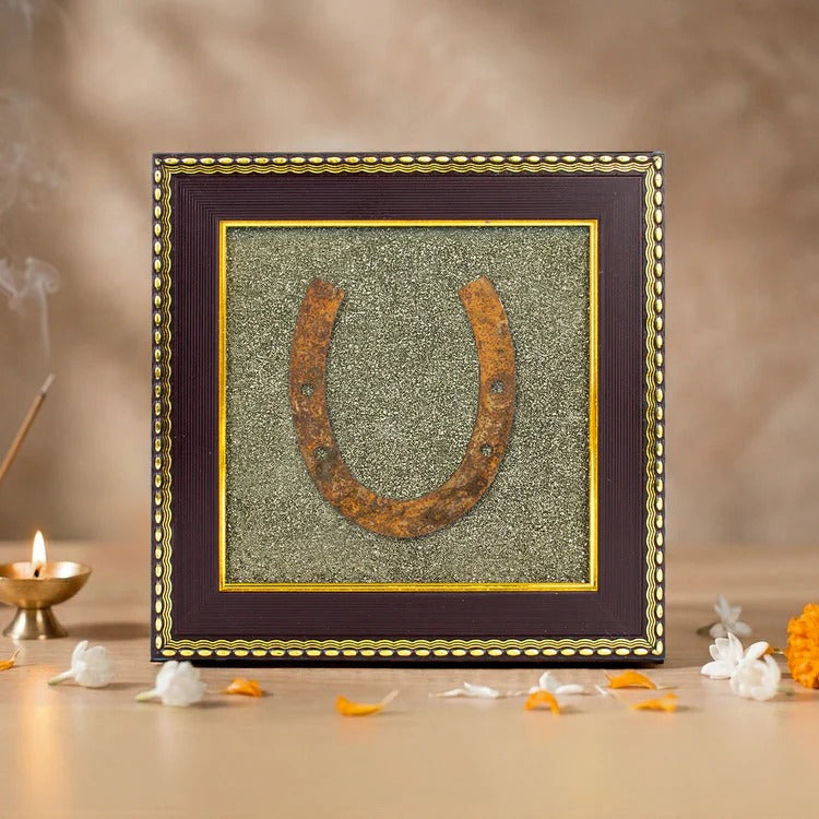 Lucky Horseshoe Vastu Frame for Protection and Good Luck