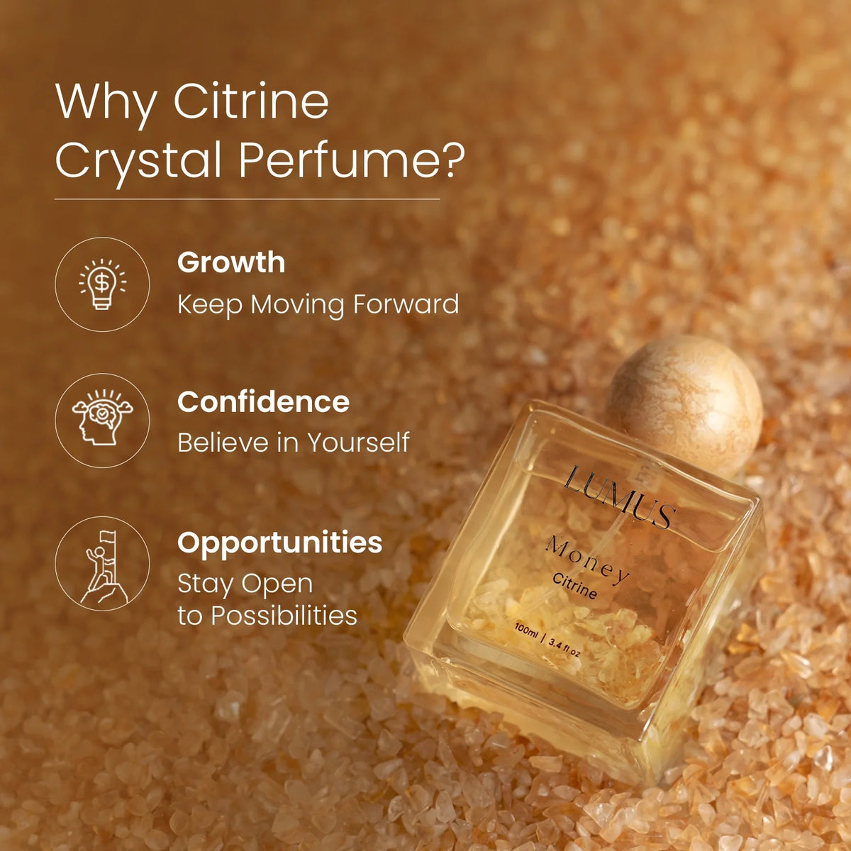 Citrine Crystal Perfume by LUMUS