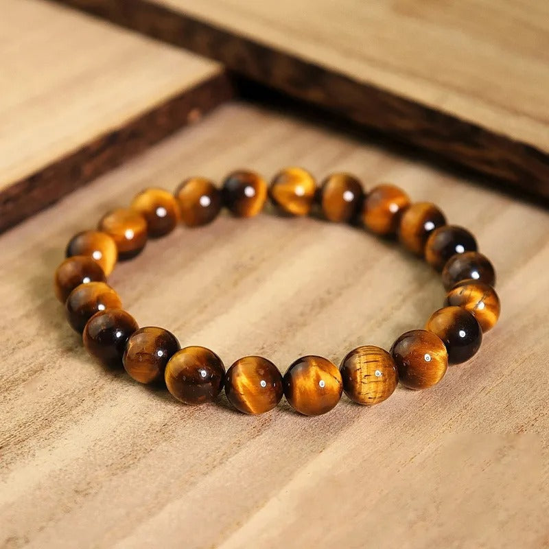 Tiger Eye Stone Bracelet for Strength and Confidence