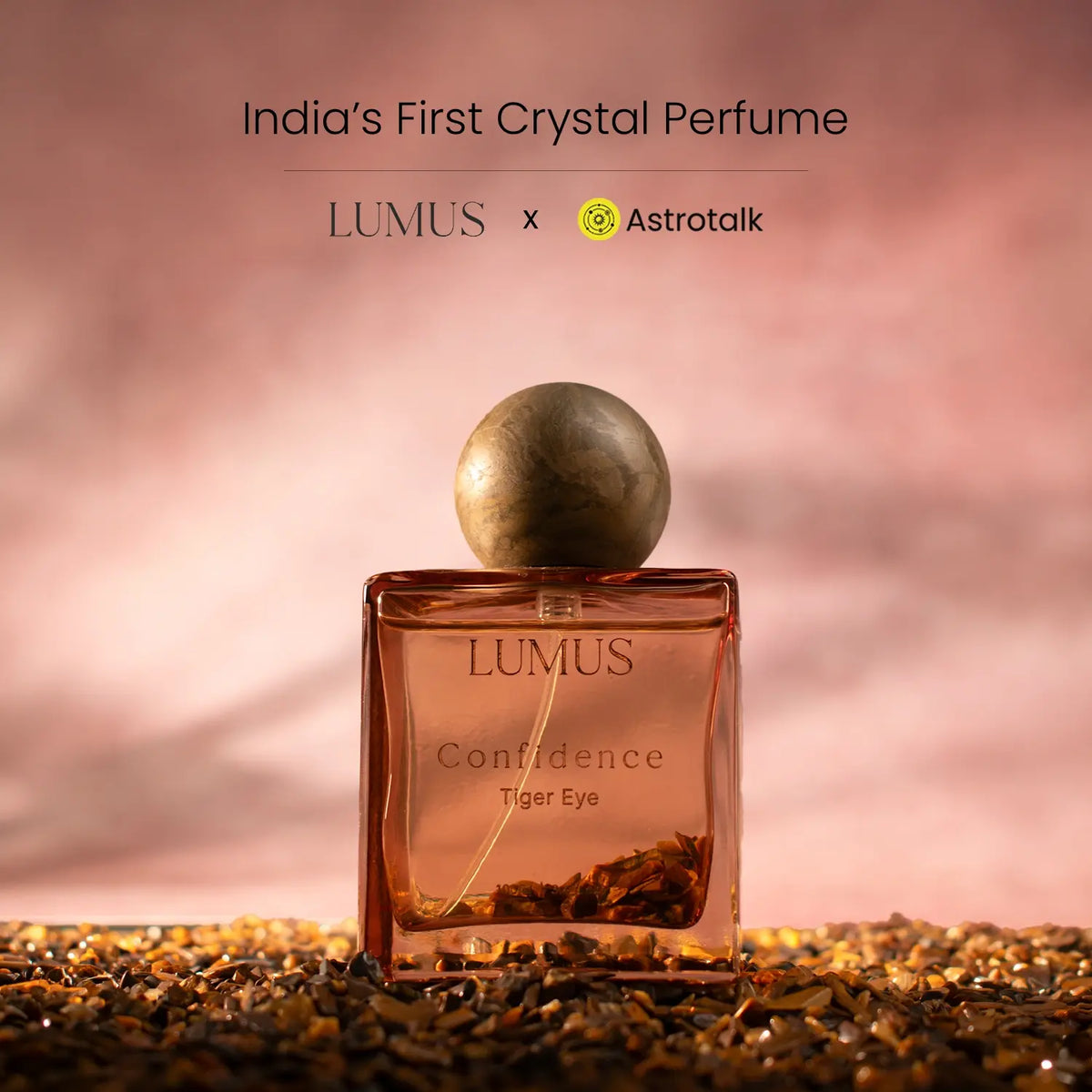 Tiger Eye Crystal Perfume by LUMUS
